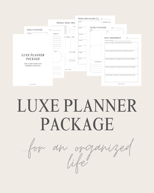 Luxe Planner Package