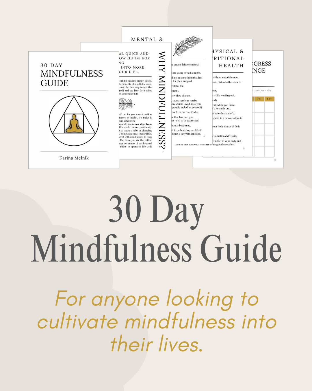 30 Day Mindfulness Guide